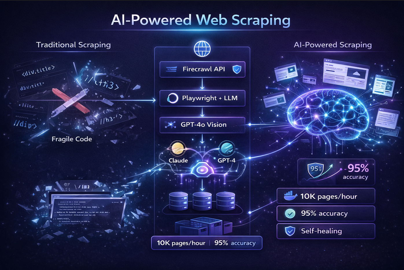 AI-Powered Web Scraping Infrastructure